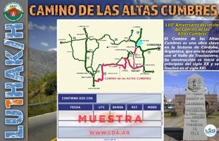 | GRAT | 110° ANIVERSARIO DEL INICIO DEL CAMINO DE LAS ALTAS CUMBRES